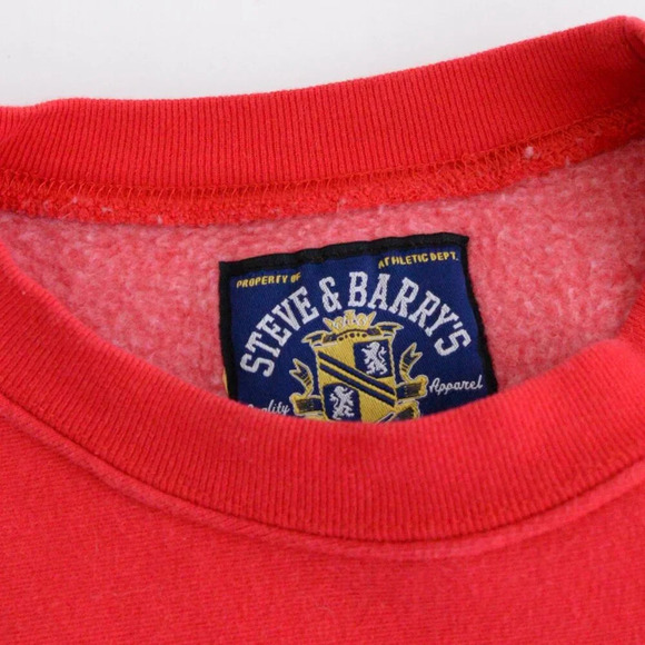 Vintage  Steve And Barry's Outfitters Ohio State Collegiate Red Crewneck Sweater - Picture 4 of 11